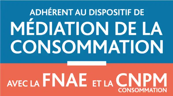 Adhérent au dispositif de médiation à la consommation avec la FNAE et le CNPM